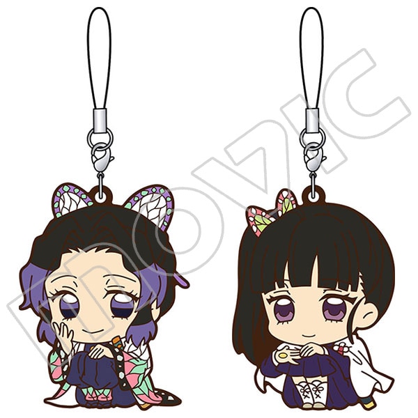 鬼滅の刃 ViVimusラバーストラップセット 胡蝶しのぶ＆栗花落カナヲ