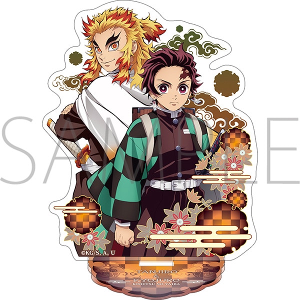 再販分】鬼滅の刃 アクリルスタンド 炭治郎＆杏寿郎: キャラグッズ