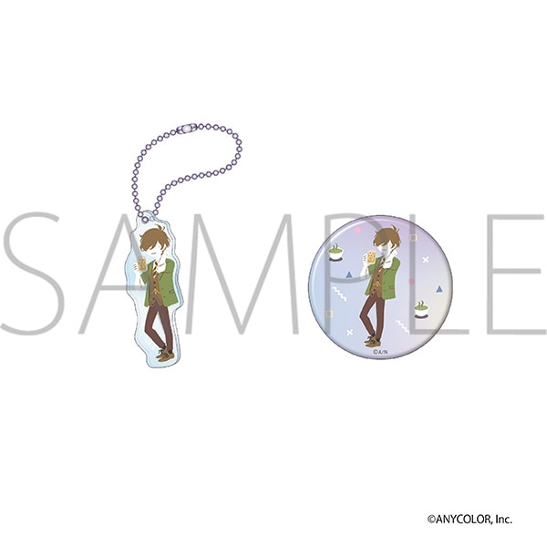 にじさんじ 缶バッジ＆アクリルキーホルダーセット オリバー・エバンス