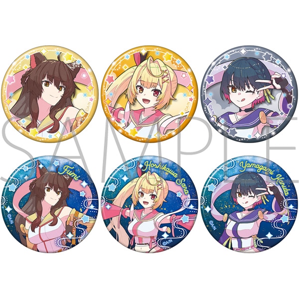 にじさんじ 【織姫星5周年】ランダム缶バッジ: キャラグッズ