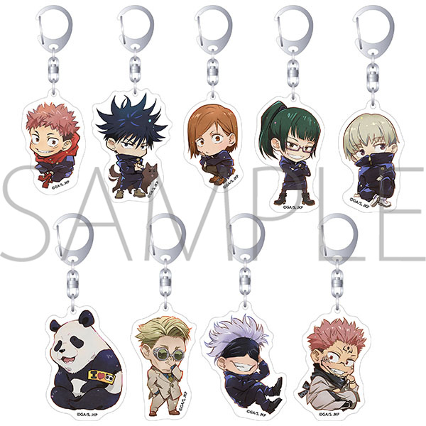 呪術廻戦 アクリルキーホルダーコレクション: キャラグッズ