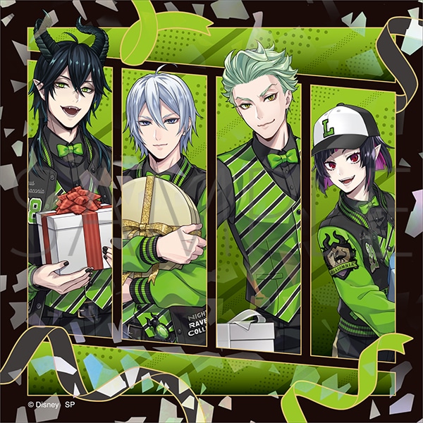 ディズニー ツイステッドワンダーランド ホログラムアクリルカード