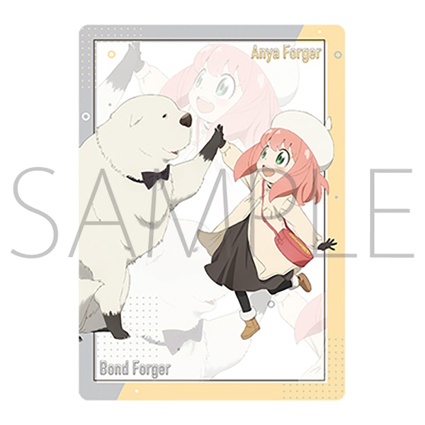 SPY×FAMILY アーニャ ラバーキーホルダー & 下敷き くら寿司