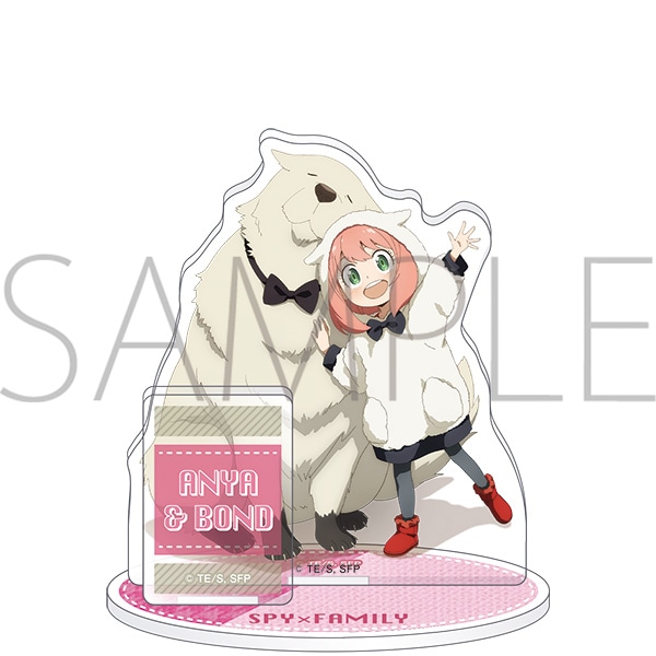 TVアニメ「SPY×FAMILY」 アクリルスタンド アーニャ&ボンド パーカー