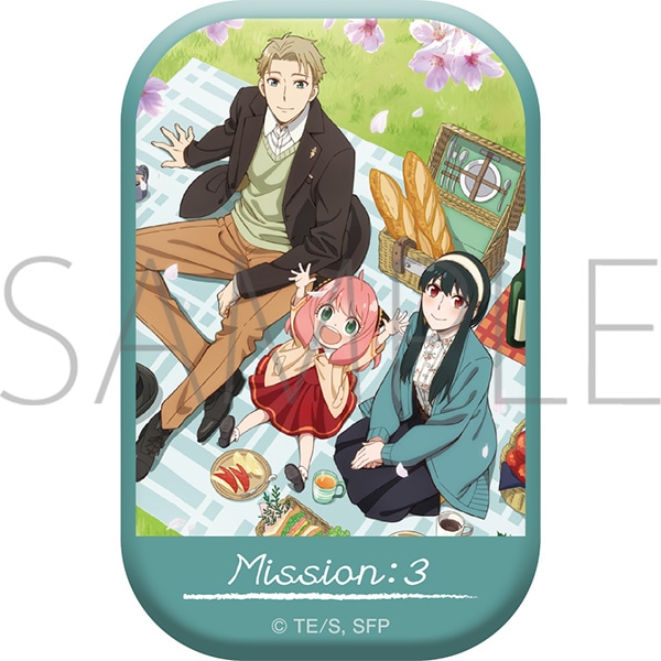 TVアニメ「SPY×FAMILY」 スクエア缶バッジ MISSION:3「受験対策をせよ