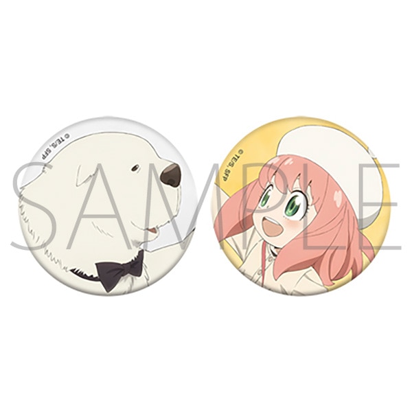 TVアニメ「SPY×FAMILY」 缶バッジセット ペア アーニャ＆ボンド