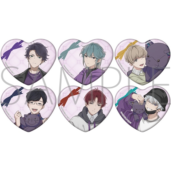 アオペラ -aoppella!?- ハート型キャラバッジコレクション VadLip