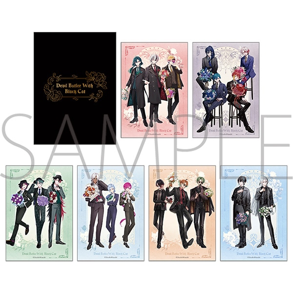 悪魔執事と黒い猫 台紙付きブロマイドセット／4th Anniversary: キャラ