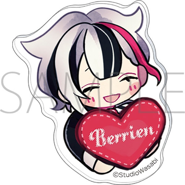 再販分】悪魔執事と黒い猫 おなまえアクリルバッジ ベリアン: キャラ