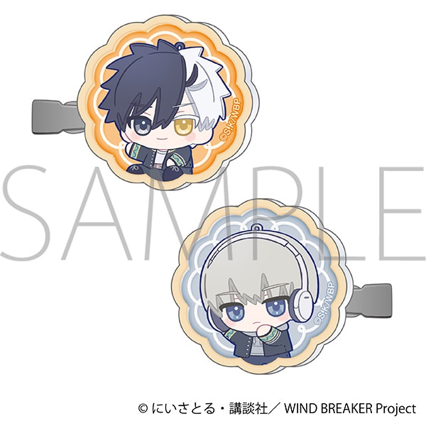 WIND BREAKER アクリルヘアクリップセット／桜 遥&梶 蓮 ぬいパル す