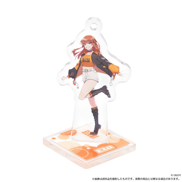 カラフルピーチ アクリルスタンドキーホルダー／えと: キャラグッズ