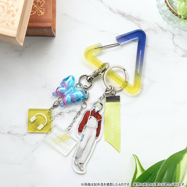 ブレイクマイケース カラビナ付きキーホルダー／壱川春日: キャラ