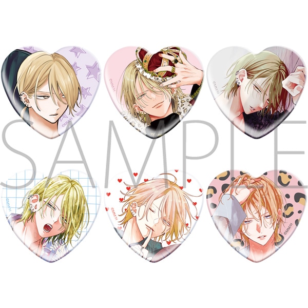 ミユキ蜜蜂 ハート形キャラバッジコレクション／野良猫と狼: キャラ