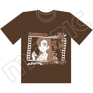 ガールズ＆パンツァー最終章 1回戦突破Tシャツ Lサイズ 黒森峰女学園