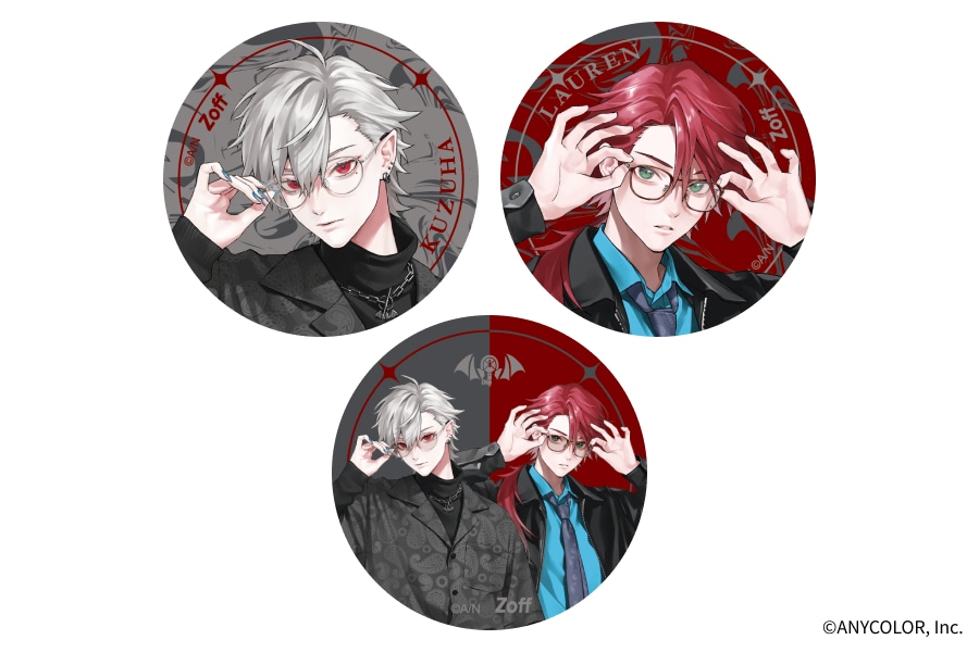 Zoff | にじさんじ トレーディング缶バッジ Zoffオリジナルデザイン