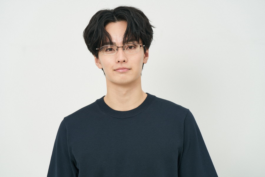 しっかりフィットで快適なスクエア型(Zoff CLAP CLICK搭載)（ZA252018