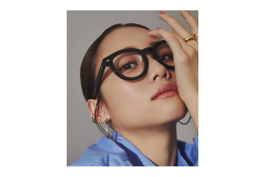 Zoff｜AOI IHARA ボストン型セルフレーム/オリーブ（ZN231023-64A1