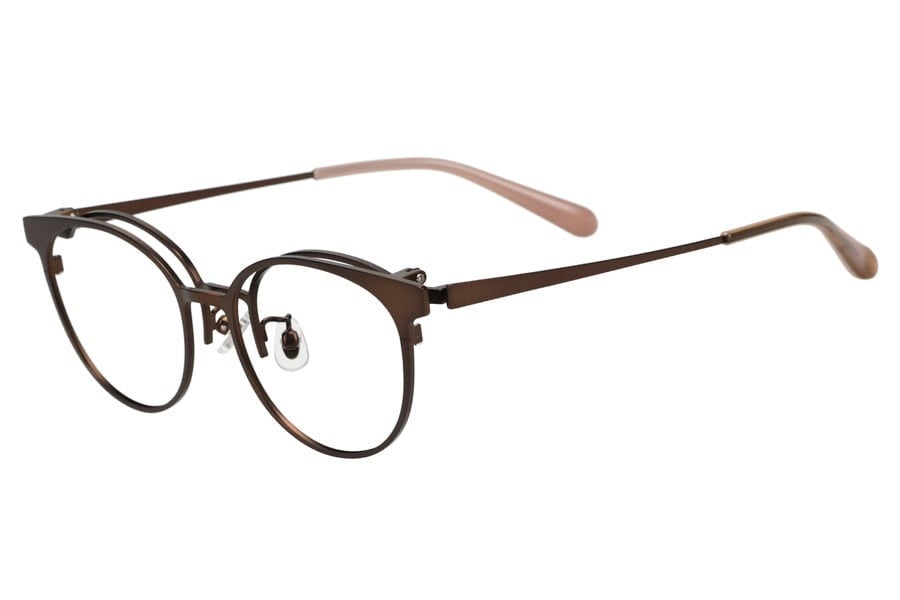 顔馴染み良い、ボストン型FLIP UP(跳ね上げ式)メガネ（ZF242014-43F1