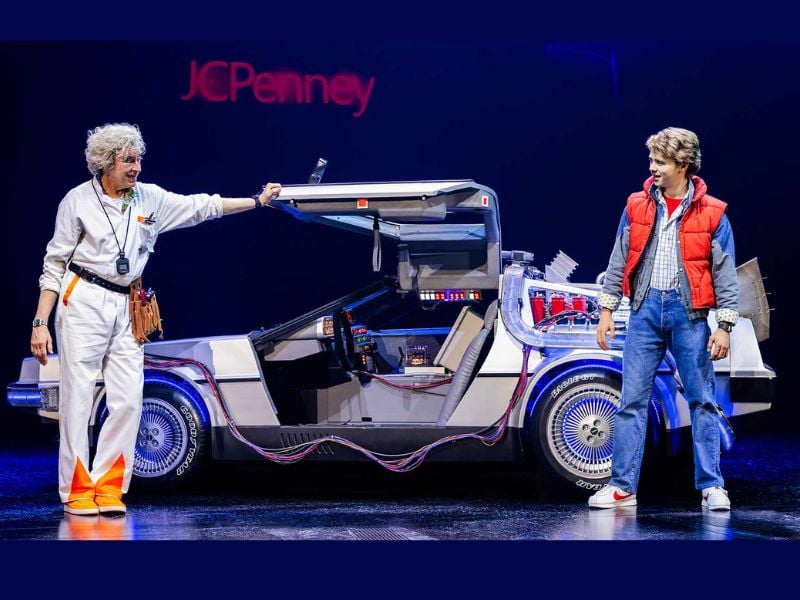 A cool car is the star of 'Back to the Future: The Musical' at