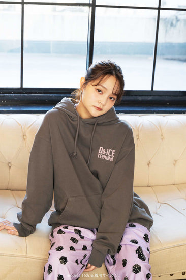 Da-iCE Fade Pull Hoodie(charcoal)