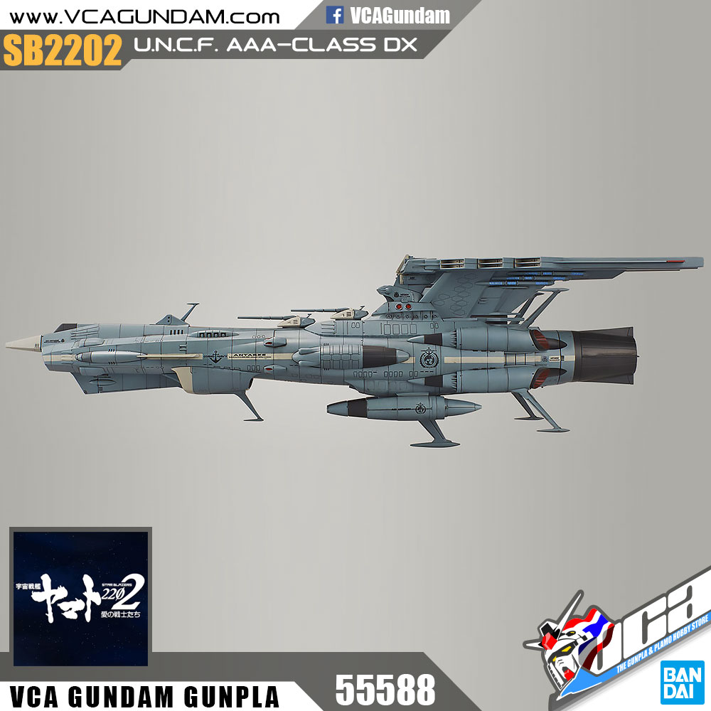 Bandai® 1/1000 U.N.C.F. AAA-CLASS DX : Inspired by LnwShop.com (v2)