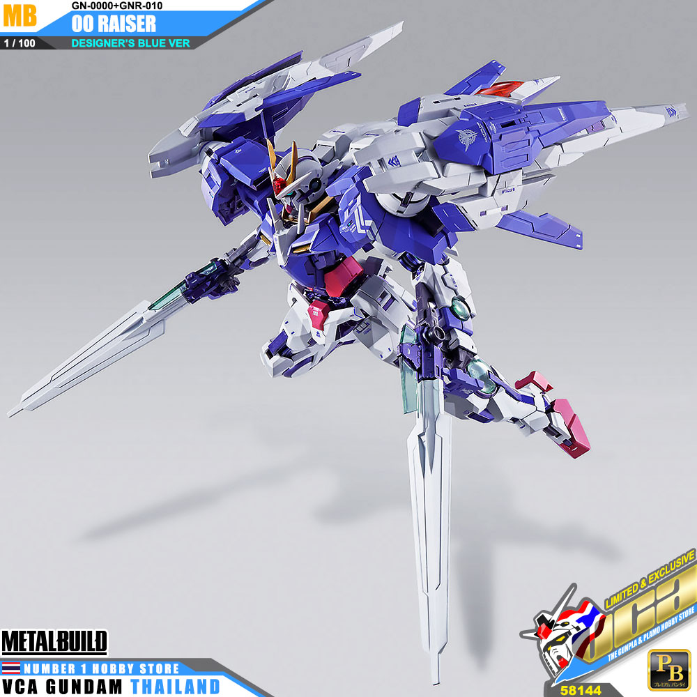 PremiumBandai® Metal Build 00 RAISER (DESIGNER'S BLUE VER