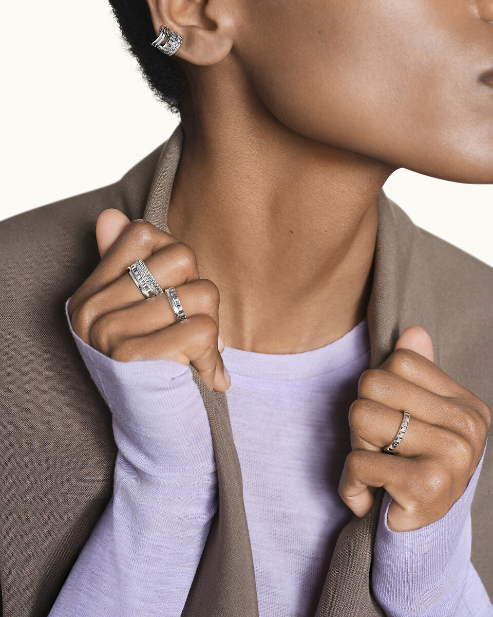 Clou de paris wedding band platinum | Bridal | Boucheron US