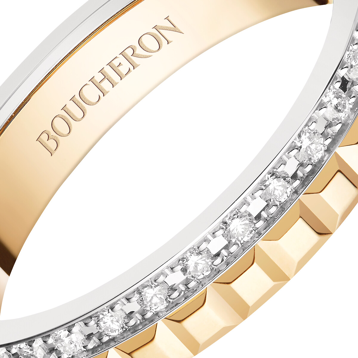 Quatre Radiant Edition | Yellow Gold Diamond Wedding Band