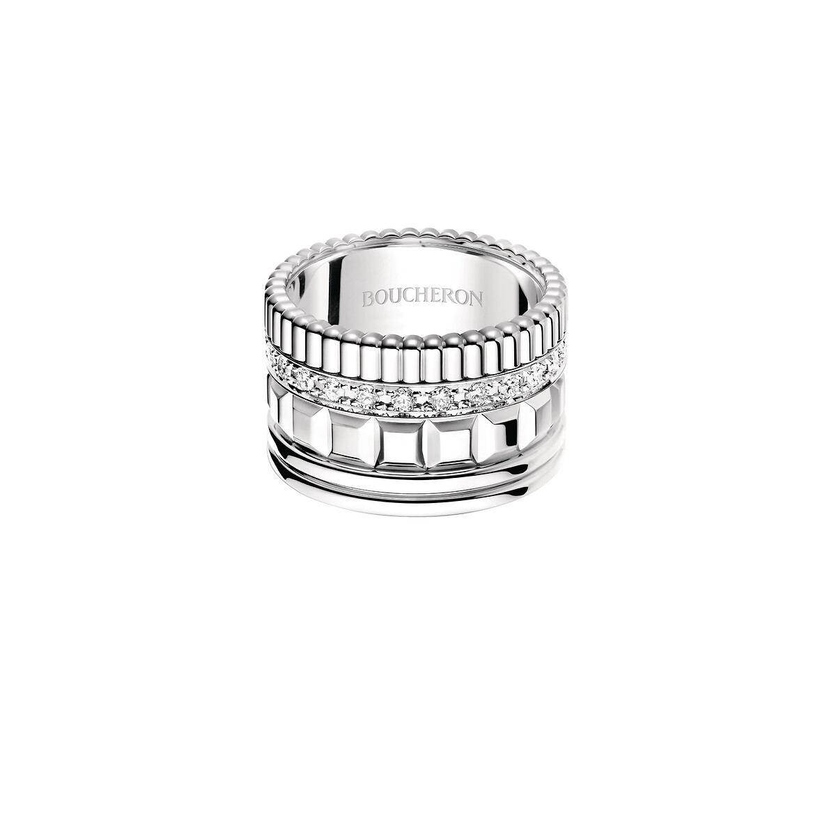 Quatre Radiant Edition | White Gold Ring | Boucheron US