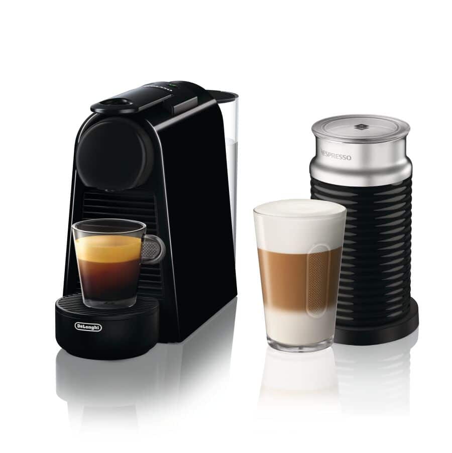 Nespresso Essenza Mini with Aeroccino, Black EN85BAE | De'Longhi US