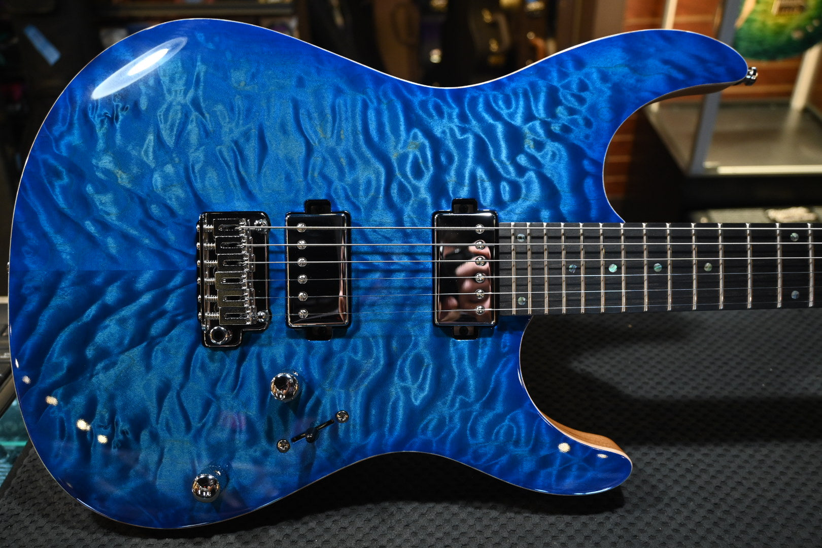 Mayones Aquila Elite S 6 Lagoon Burst Guitar 4396 | Danville Music