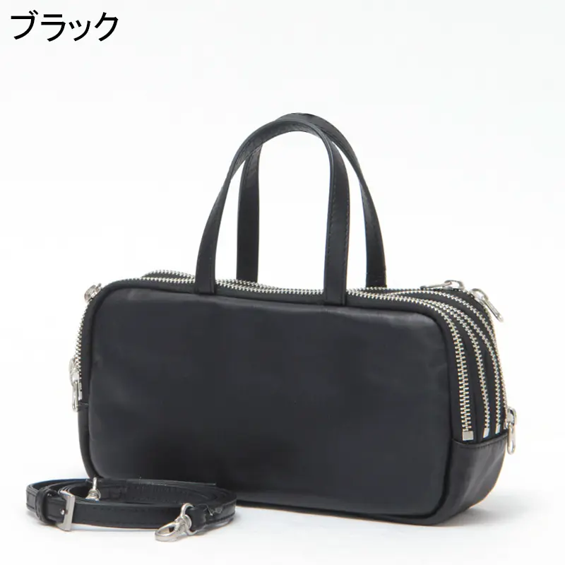 カワカワの2wayミニボストン zip | 送料無料|ブラック | DANJO 公式