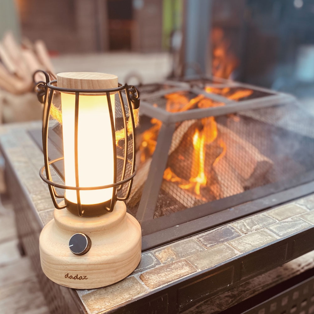 充電式LEDランタン≪WOOD LANTERN≫｜dadaz公式サイト