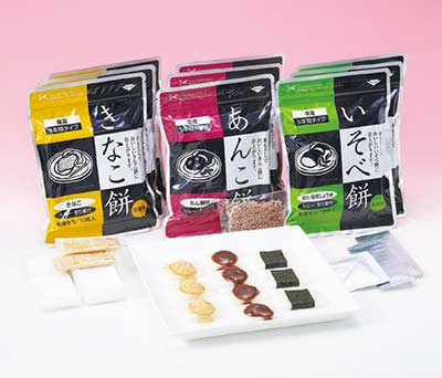 保存用即席乾燥餅 あんこ餅 50袋入】5年保存 お水で1分の簡単調理 箸と