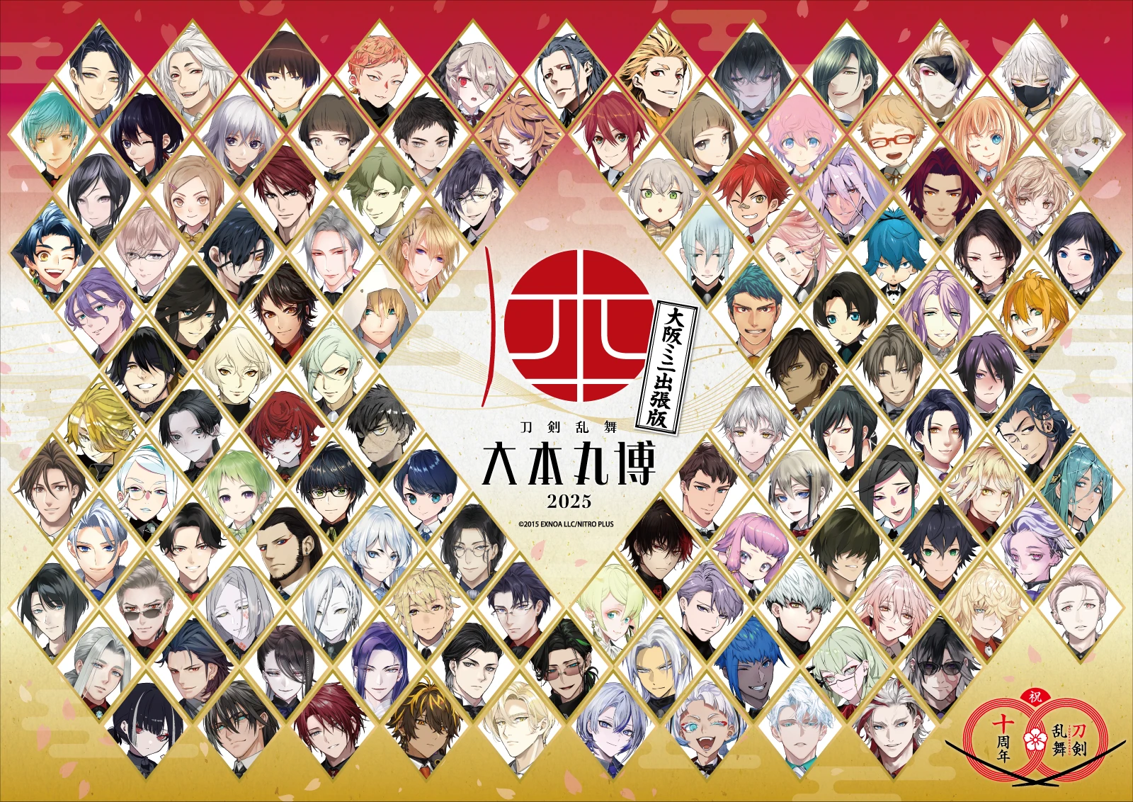 刀剣乱舞 大本丸博 鯰尾 vol.2 缶バッジ クリアカード クリア