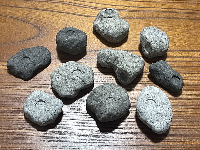 マイ石が作れる粘土で石積みチャレンジ :: デイリーポータルZ