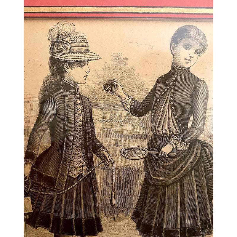 ビクトリアンイラスト入り額 フランス | アンティーク・ヴィンテージ