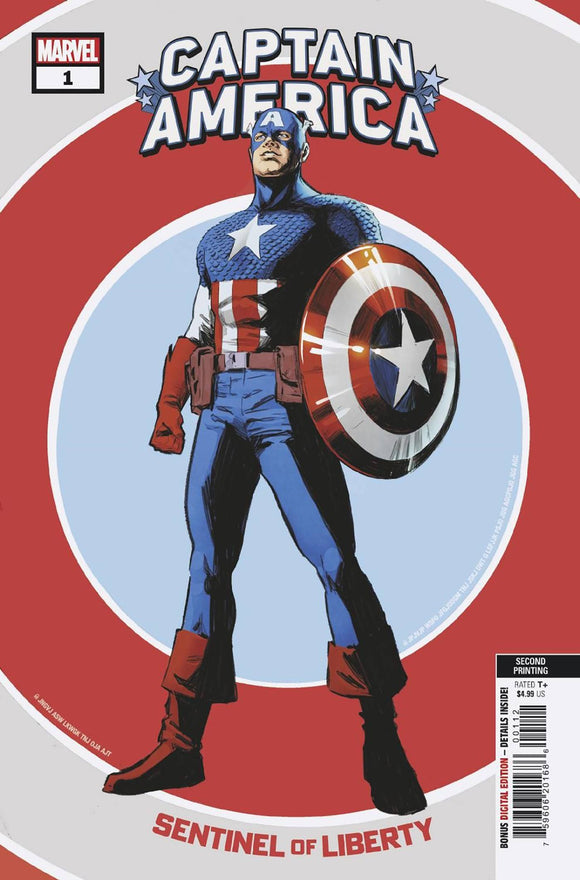Captain America Sentinel Of Liberty #1 2nd Ptg Carnero Variant