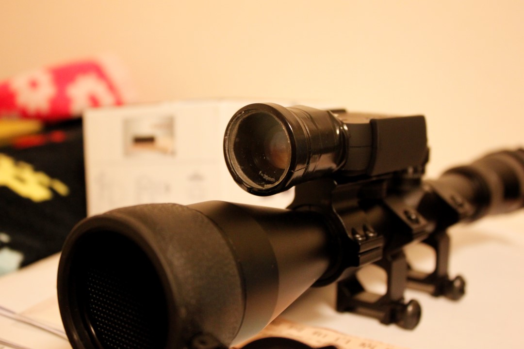 ガンカメラ作り FOXEER Legend2 スコープへの搭載と35mmレンズの換装