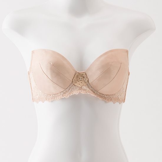 ウイング/ワコール]ブラジャー【ストラップレスブラ 3/4カップ】DR