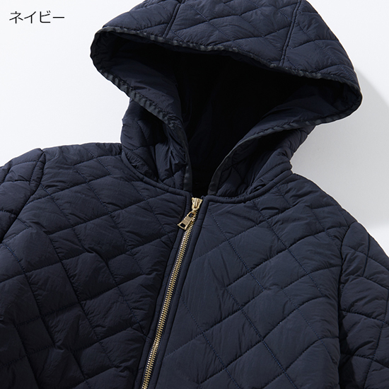 THREE SQUARE]キルティングフーディーコート | KOBUNSHA SELECT SHOP