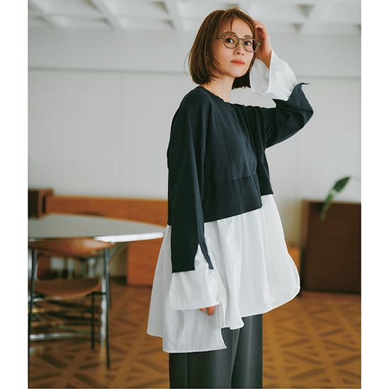 TORRAZZO DONNA]レイヤードニット | KOBUNSHA SELECT SHOP | [TORRAZZO