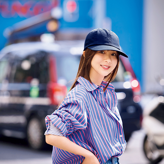 BICHERIE.]100%完全遮光 日本製 8パネルキャップ ストラップ付