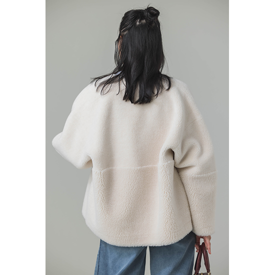 優待価格[MICA&DEAL]リバーシブルノーカラーボアコート | KOBUNSHA