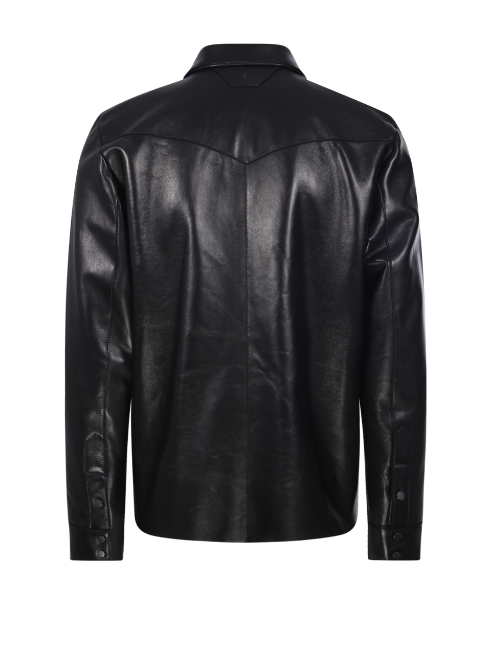 MEN SALVATORE SANTORO BLACK SHEEPSKIN JACKET