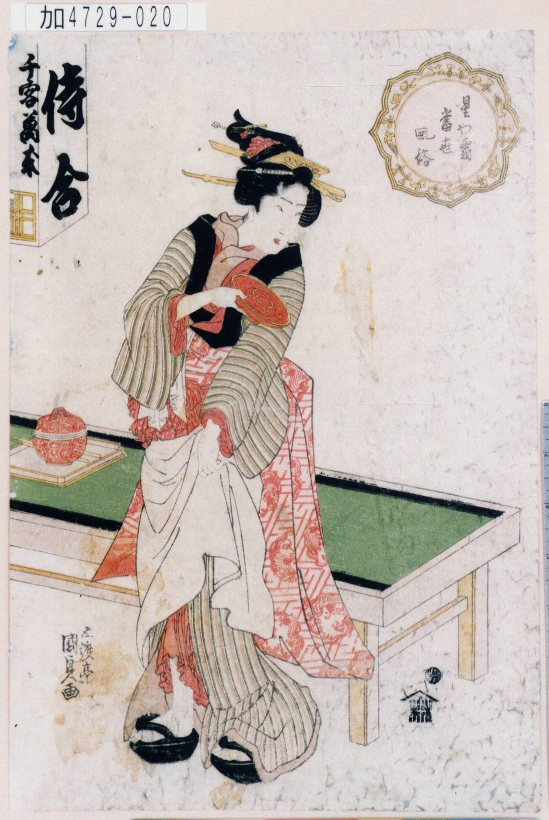 歌川国貞による浮世絵「「星や霜当世風俗」」