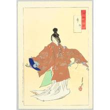 尾形月耕による浮世絵「Mai, Shizuka 舞 静 / Gekko zuihitsu 月耕随筆」