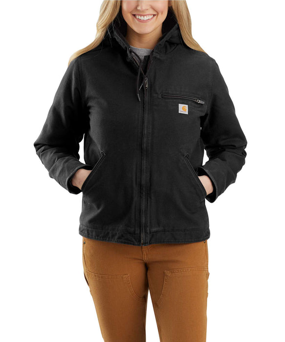 Carhartt Women's Sherpa Lined Sierra Jacket - Black — Dave's New York