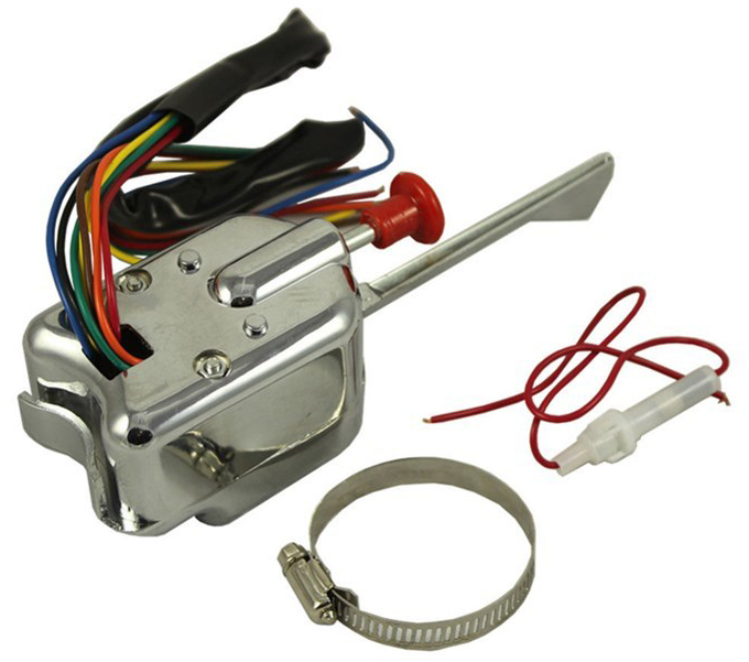 汎用 ターンシグナル スイッチ レバー 後付け ウインカー クラッシック