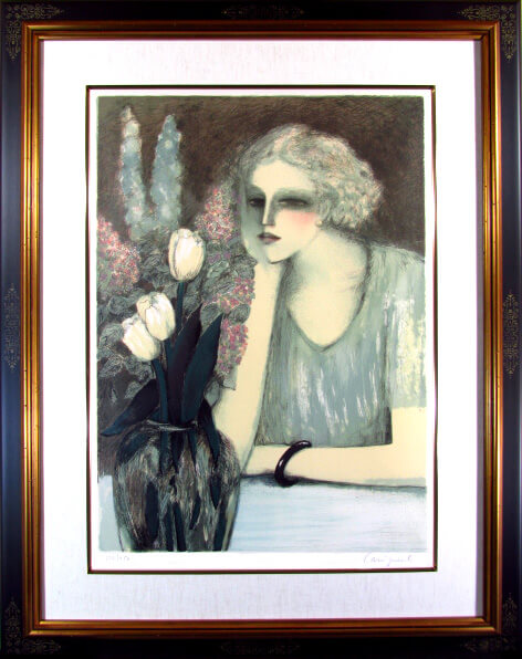 x*0様 カシニョール白いチューリップ 189/250 x*0様 カシニョール白い